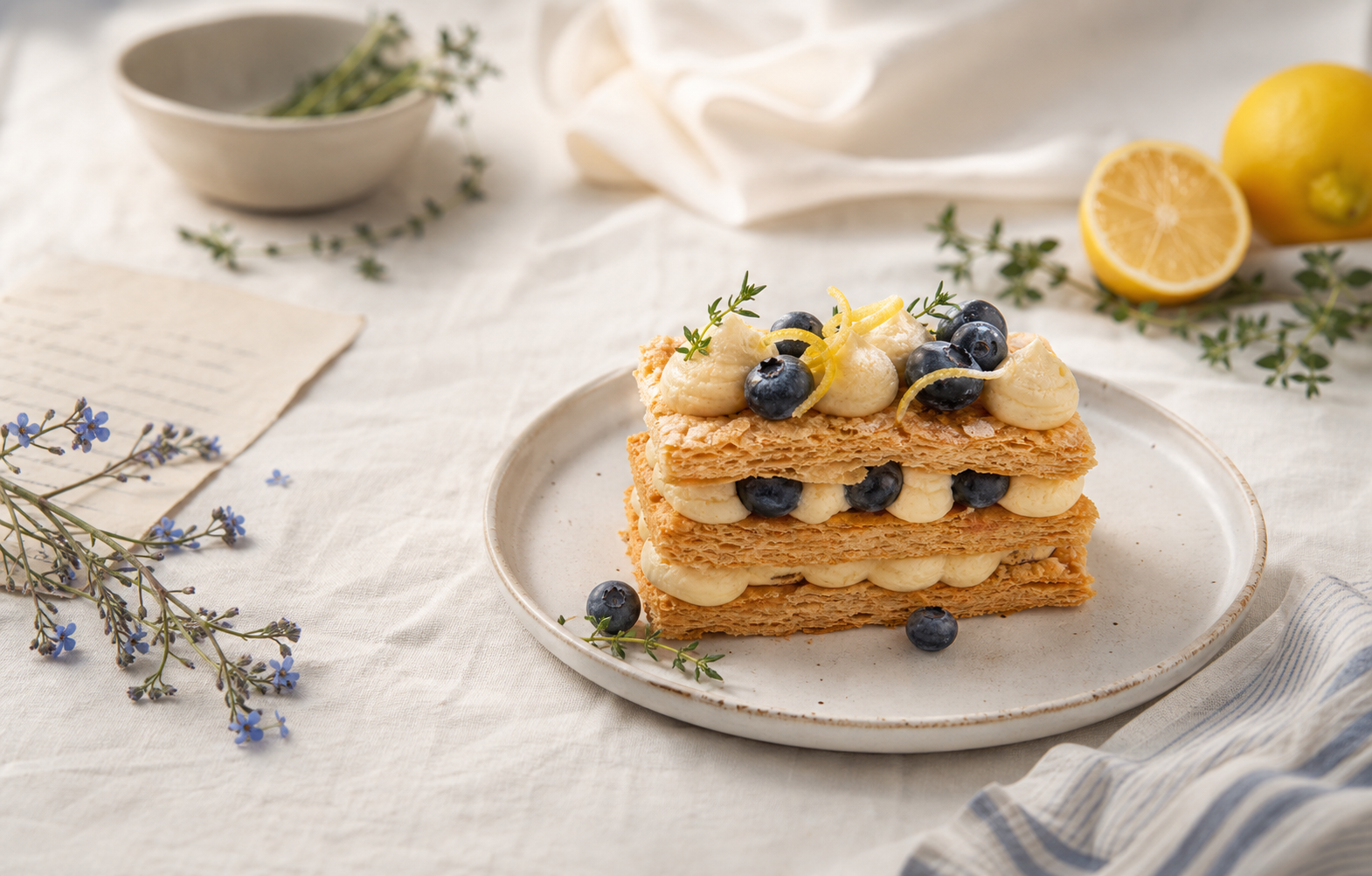 Millefeuille culinaire inspiratie